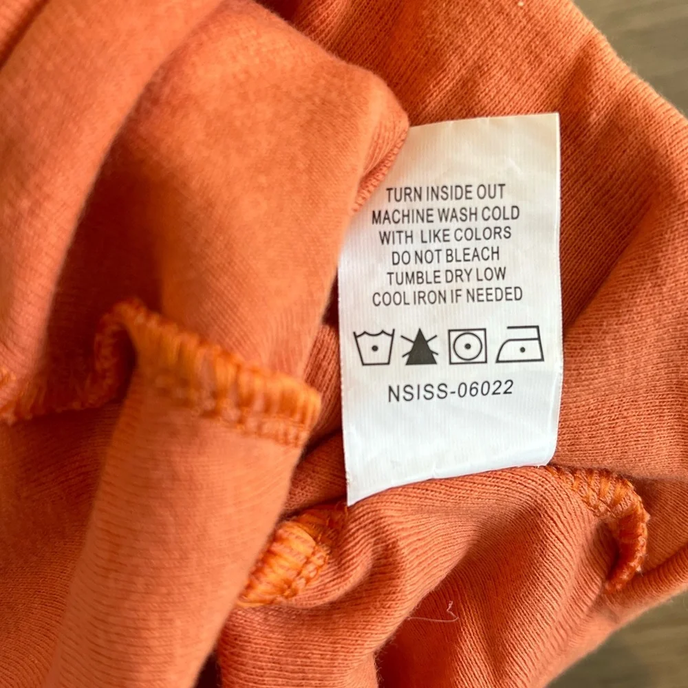Mudpie Baby Knotted Cap Hat Cotton Orange 6-9 Months